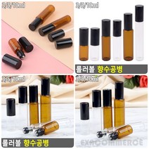 롤러볼 향수공병 롤러볼공병 향수유리병, 투명 - 10ml