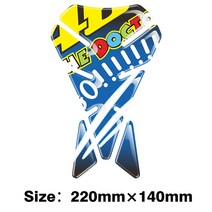 3d 5d 자전거 오토바이 스티커 탱크 패드 연료 보호기 데칼 혼다, 3D VR 46