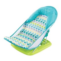 Summer Deluxe Baby Bather (지오 웨이브) - 싱크대 또는 욕조에서 사용할 수 있는 목욕 지지대 - 3가지 리클라이닝 포지션 포함