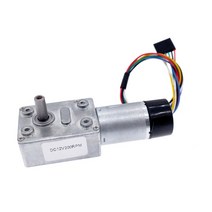 유압 모터 감속 ZGY370EC DC 홀 인코더 포함 11PPR JGY370 인코딩 DC12V 웜기어 고 토크 5-200rpm, 09 260_01 12V