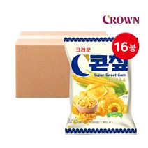 크라운 콘칲 초당 옥수수 70g 16봉, 16개