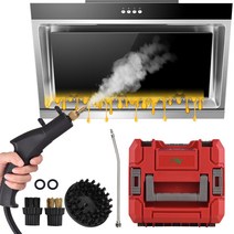 업소용 스팀 청소기 2000W 휴대용 스팀 청소기 고온 가압 증기선 주방 욕실 자동차 세탁기, 01 1500W_01 미국, 01 1500W_01 미국