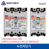 태성전기 누전차단기 TCE-53 30A, 1개