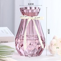 테이블리폼 유러피안 팬시 유리화병 수배 그린 뤄 식물 말린 생선 꽂다 꽃병 그릇 식당 거실인테리어 수반 1801237231, (쁘띠다이아몬드 2개 )와인색