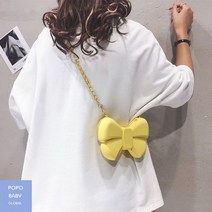 러블리 미니 체인백 여성 리본 소프트 숄더 크로스백