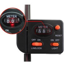 암산코리아 라인 낚싯줄 미터 카운터 측정기 라인카운터 낚시줄측정기 지깅 지깅낚시 바다낚시 수심측정기 수심체크기 수심체크 라이트지깅 타이라바, 라인 카운터, 1개