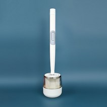 유압 천공기 펀칭기 유압식 긴 손잡이 화장실 브러시 구멍이 없는 벽 장착형 헤드 유연하고 빠른 건조 홀더 포함, [01] white toilet brush