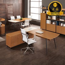 하이퍼스 티크 마이스터 일자형 책상 TPD-910-2 중역, 우측형