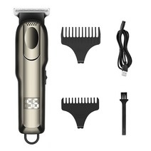 Run 기술 전기 이발기 usb 충전 방수, 은