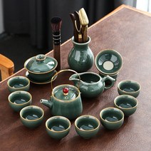 나혼산 다도세트 찻잔 다기 다구 럭셔리 레트로 세라믹 주전자 선물용, 1-시크릿 컬러 13 헤드 빔 포트