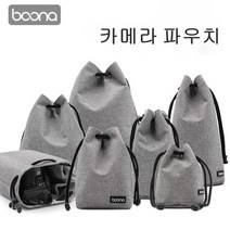 boona 소니 후지 캐논 니콘 필름 파우치 미러리스 카메라 dslr 가방 백, 블랙, boona 크로스백 H013