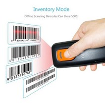 바코드 스캔 스캐너 리더기 인식 기 2D 블루투스 USB 24G 무선 핸드 헬드 리더 QR 코드 PDF, P1620-2D, 02 P1620-2D
