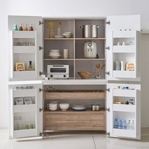 아트박스/필웰 필웰 데이아 다기능 주방수납장세트1800 ST9558, 화이트