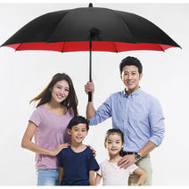 특대형우산 골프 의전용 장우산 방풍우산 2겹 초대형우산(135cm 150cm), 대형(135cm), 블랙