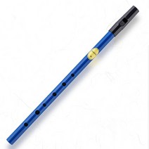 골드플룻 황동 아일랜드 휘슬 플루트 C/D 키 Feadog 주석 Pennywhistle 금속 Dizi Feadan 6 색 사용 가능 악기, [06] Blue D key, 06 Blue D key