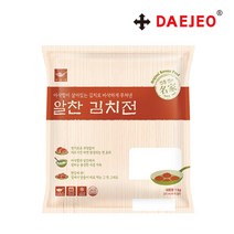 사옹원 바삭하게 부쳐낸 알찬김치전1kg X 2팩, 단품