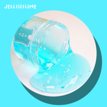 [젤시스] 소다수 / 클리어 지글리 수제슬라임, 230ml