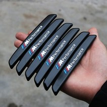 수입차 외제차 도어가드 차 문콕 방지 가드 스티커 크래시 스트랩 4개 세트, BMW 크래시 스트랩 - [블랙] -6매