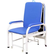 병원 간이 침대 의자 접이식 겸용 간병 보호자 보조, 두꺼운 검은색