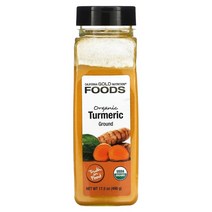 캘리포니아 골드 뉴트리션 FOODS 유기농 강황 분말 496g 17.5oz 376301