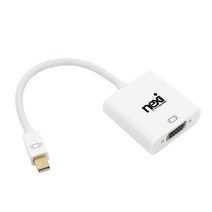 넥시 MINI DP TO VGA 컨버터 맥북 맥미니 TV 모니터 빔프로젝터연결