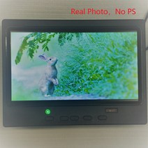 휴대용 모니터 p15bt무료 AV VGA HDMI 호환 미니 데스크탑 LCD 모니터와 7 인치 와이드 스크린 HD 1024600, 한개옵션0