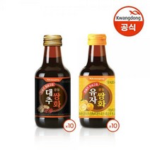 광동 대추쌍화 150ml x 10병 + 유자쌍화 150ml x 10병, 단품, 단품
