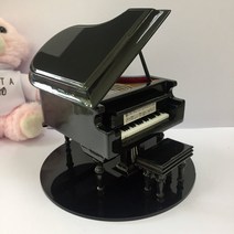 장식품 모형 미니 아이디어 생일 대모방 뮤지션킷 그랜드피아노, T07-커트 그랜드 피아노 (꿈의 결혼식) 1