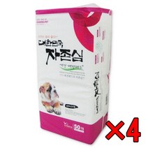 4개 세트 자존심 애견패드 50매, 개