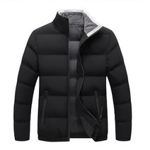 가볍지만 따뜻한 점퍼 한국 스타일 스탠드 칼라 남성 울트라 파카 자켓 겨울 의류 코튼 따뜻한 남성 파카 코트 스트리트웨어 플러스 사이즈 2021