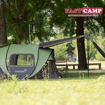 패스트캠프 원터치팝업텐트 오페라 스위트 착탈익스텐션, 올리브그린, 4~5인용