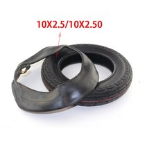 호버보드 번개 배송 10x2.50 인치 및 외부 타이어 10 튜브 전기 스쿠터 균형 호버 보드/자체 스마트, 02 inner and outer tire, 한개옵션1