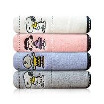 [송월타월]스누피 프렌즈40 세면타월 5장, 아이보리5장