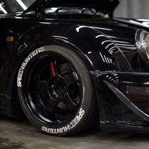 자동차 타이어 휠 스티커 범용 3D 레터링 오토바이 글자 맞춤형 스타일링 스티커, 8SPEEDHUNTERS