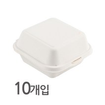 펄프도시락 B-003 화이트 142x145x75 10개
