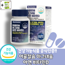 건강기능식품 인칼슘앱솔브 어골칼슘 앤 마그네슘 잇몸영양 뼈건강, 60정, 1개