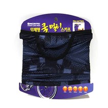 InContro 착용하는 순간 시원해지는 입체형 쿨 멀티스카프, 도트블랙