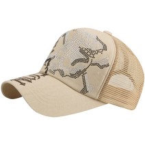 메쉬야구모자 [라온] M132 핫피스 스컬 해골 메쉬 볼캡 모자