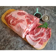 에어프라이어 통목살 500g 요리 구이 칠레산 돼지목살 오븐구이 김치찜재료, 1.0cm