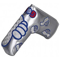 스콧티ー 캐머런 퍼터 커버 GoodJob자수. 핑크. 오렌지. 골ー도. 실버. 진홍 색. 황색. 빨강)흰색(실버)