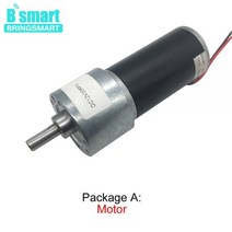 Bringmart DC 기어 모터 12 볼트 감속기 엔진 고속 토크 가역 24V 감소 기어드 JGB37-3157, 24v 1270rpm_package D