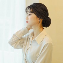 가발매니아 당고머리 가발 미니, 내츄럴블랙, 1개