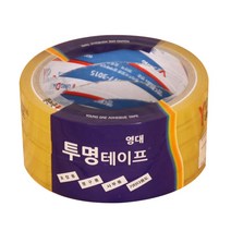 영대투명4절테이프(12mmx25m), 5개