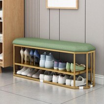가정용 현관 벤치의자 신발장 롱스툴, 없음, 소형 네덜란드 벨벳-그레이