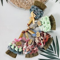 양말목공예 5인수업 풀세트 걱정빗자루 만들기