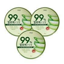 99% 알로에베라 수딩젤 3EA3WB 수분공급 피부진정, 단품