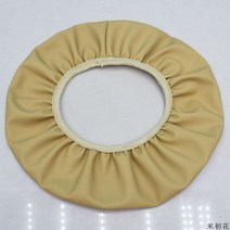 높이조절 홈바 의자 아일랜드식탁 스탠드바의자 높은 바테이블 맞춤형 가죽 시트 쿠션 시트 커버 라운드 의자 시트 커버 라운드 리프트 의자 패키지 의자 시트 커버 바 테이블 pu 가죽, 직경 40 포장 10_얇은 심황 피부