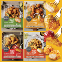 애슐리 치킨 4봉x500g (통살+스윗갈릭+치킨너겟+스파이시봉), 4개