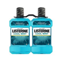 1+1 리스테린 쿨민트 1.5L x 2개 대용량 입냄새 가글