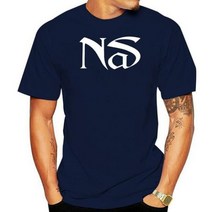 NSA 가정용 반팔티 긴팔티 NAS black new mens s logo hip hop up xxl rap band xl gangstas, Men blue_XL